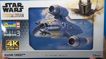 Star Wars The Mandalorian Razor Crest Detailed Open Box Review in 4K
