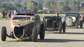 The Race of Gentlemen Flabob Drag Race & Car Show (TROG 2022) - Driving and Return Road Action