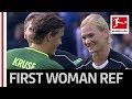Bibiana steinhaus  top debut for bundesligas first female referee