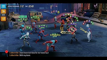 MSF doom 3.O raid bio node 2 one shot with 803k Web Warriors 🔥🔥🔥