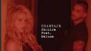 chantaje/Shakira y maluma/letra