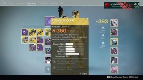 Finally Getting Vex Mythoclast!