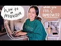 how to be PRODUCTIVE when you’re feeling *UNMOTIVATED* (day in the life)