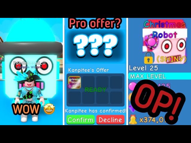 I Offered For The Shiny Christmas Robot 1 In 4b Bubble Gum Simulator Youtube - roblox the robots how to get shiny robots