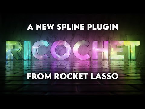 Introducing Ricochet: A Bouncing Spline Tool for C4D by Rocket Lasso