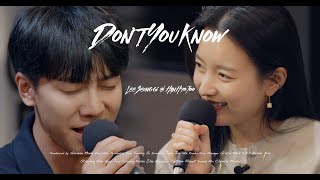 [4K] 이승기 & 한효주 - Don't you know | TABLE CONCERT