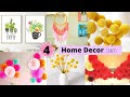 4 fabulous home decor crafts  diy home decoration craft ideas