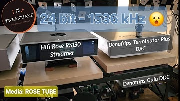 ✨️24 bit - 1536 kHz Music ✨️Denafrips Terminator+ Gaia / Hifi Rose RS130✨️