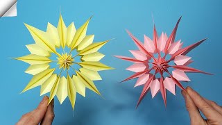 3d paper snowflake craft by 123 Easy Paper Crafts DIY 6,391 views 5 months ago 4 minutes, 47 seconds