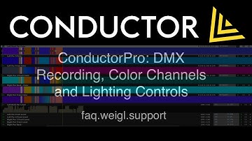 Conductor Pro 2.0 - DMX/ArtNet Recording, Color Channels & Lighting Controls