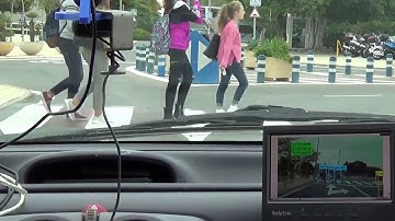 Yolo v2 implementation in a real car for 7 different urban classes