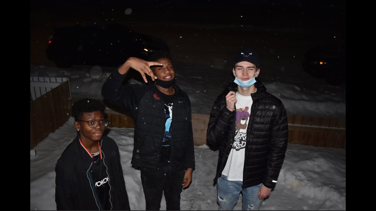 January with the boys