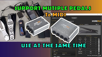 【DOREMiDi】MIDI Pedal Converter Hidden Function - Support Multiple Pedals at the Same Time