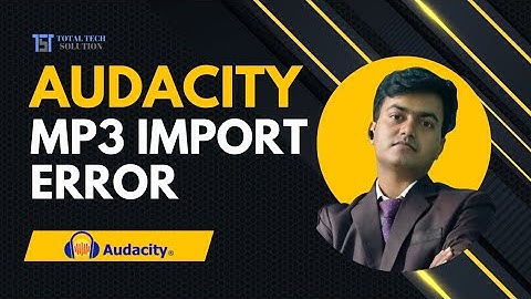 How to solve audio import error in audacity | Mp3 Audio import error in audacity #audacity #trending