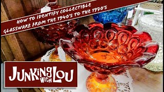 How to Identify collectible glassware from the 1940