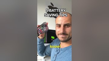 5 iPhone Battery Saving Tips you need!