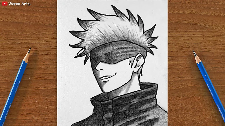 How to Draw Gojo Satoru || Jujutsu Kaisen Drawing Tutorial || Easy Anime Drawing