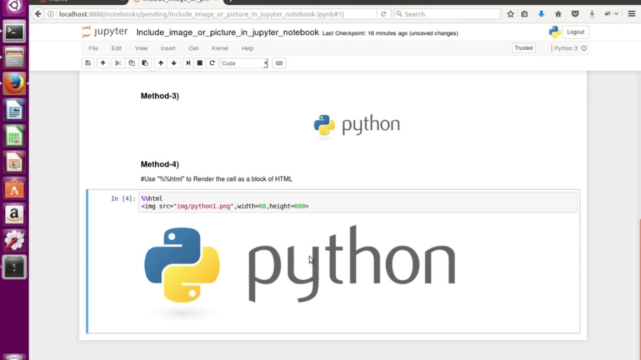 How To Include Image Or Picture In Jupyter Notebook
