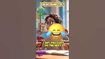 Colorblind Vision Test: Will You Spot the Numbers or Fail? 🤔