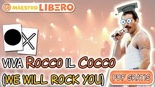 Video thumbnail of "We Will Rock you per bambini - Viva Rocco il Cocco con body percussion"