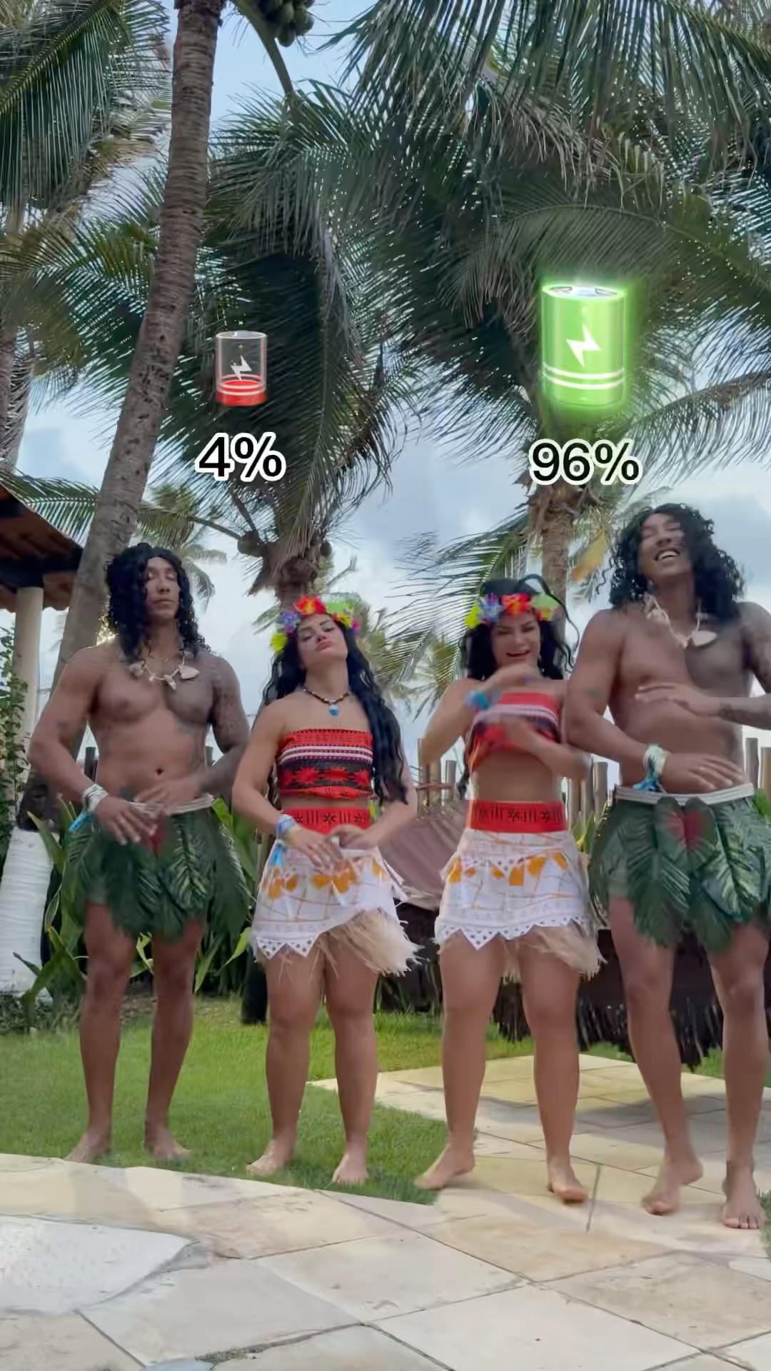 Quantos % está sua bateria? ?? ​⁠@ApolloSant #entretenimento #dance #wait #moana #maui
