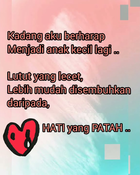 story WA patah hati