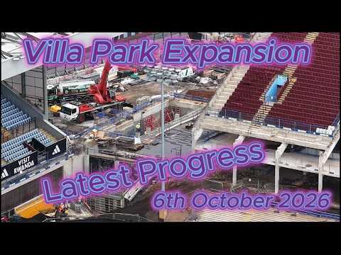villa Park Expansion 6th October 2026 - aston villa fc - latest progress #djidrone