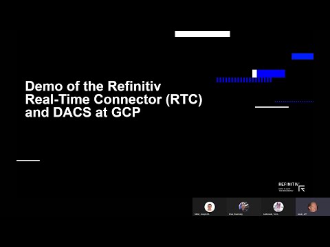 [Demos] Refinitiv Real-Time Connector (RTC), DACS and REST demo at GCP