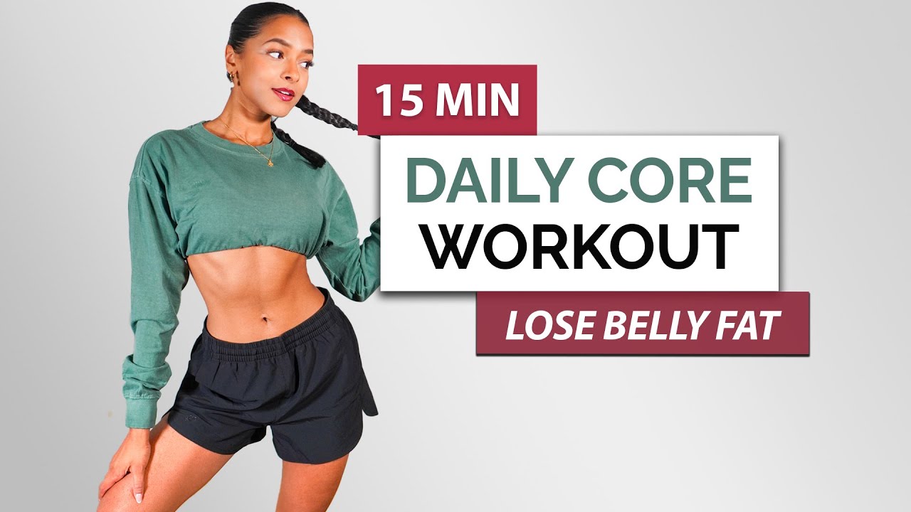 15 Min Abs & Core Workout 🔥 | Flat Stomach, Small Waist & Fat Burn | No ...