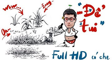 [HD - Phần 1] Hướng dẫn Vẽ một số loại cây cỏ trong vườn | HỌC VẼ CHO NGƯỜI MỚI | Lê Uy Mĩ Thuật