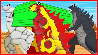 EVOLUTION of ROBOT GODZILLA - Size Comparison - ANIMATION SKILL  Coffin Dance Meme Song (COVER)