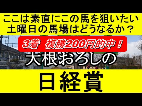 日経賞2024のデータから導き出した最終予想【競馬予想】