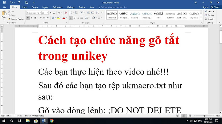 Hướng dẫn dưa file txt vào unikey