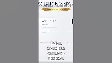 RIF Regulations:  Understanding Retention Factors for Federal Employees