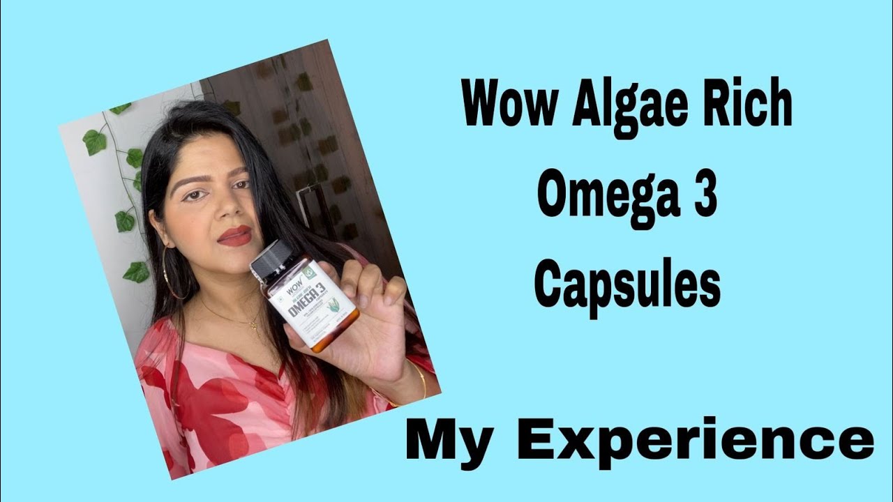 Wow Lifescience Algae Rich Omega3 Capsules for Healthy Living