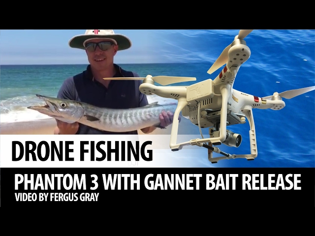 Drone Fishing - Phantom 3 with Gannet Bait Dropper 
