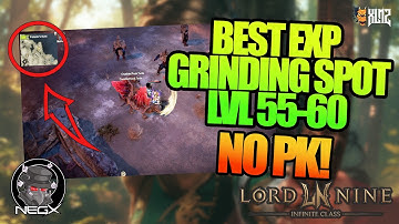 Best EXP Grinding Spot for Level 55-60 NO PK | LORDNINE SEA