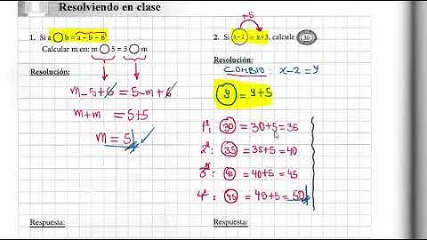 OPERADORES MATEMÁTICOS - 1ERA PARTE - 2DO SEC.