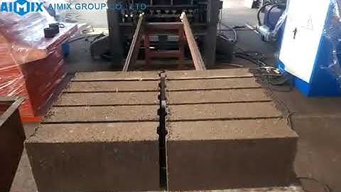 AIMIX ABM6-15 Concrete Block Machine Working Video