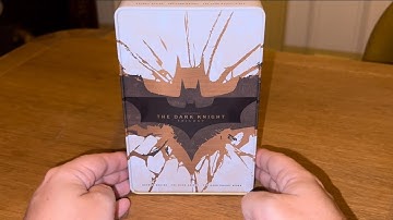 The Dark Knight Trilogy Steelbook Blu-ray 4K Ultra HD #thedarkknighttrilogy #batman #christianbale 