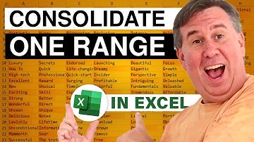 Excel - Master Excel Consolidate: Summarize Data by Customer | Excel Tutorial - Episode 831