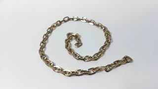 Zincir Modelleri 103 - 5.12 Mm Geçmeli Antik Gold