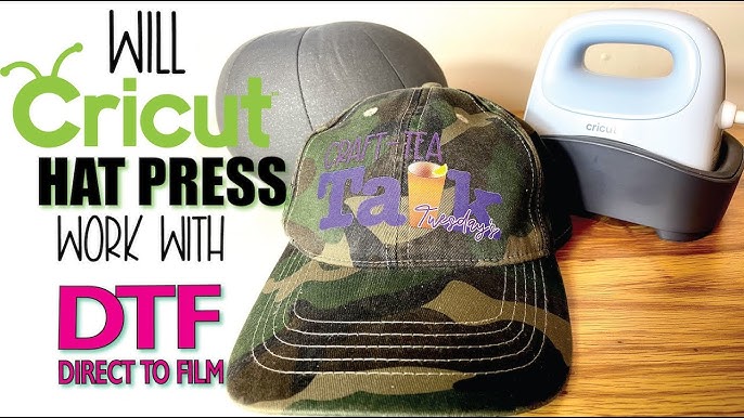Cricut Hat Press and Infusible Ink Patterns Bundle, Hat Sublimation  Projects with Cricut Maker, Explore & Joy Machines (not Included), Curved  Heat