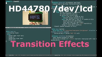 SWRD #3: Improving transitions on auxdisplay