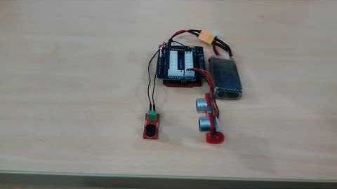 Obstacle detection system for blind people