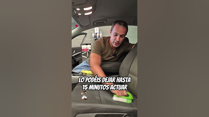 ¡Adiós manchas! Cómo limpiar el asiento de tu coche fácilmente #detailing #trucos #coches #carcare