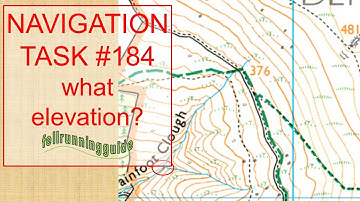Navigation Task 184 #mapreading #contourlines
