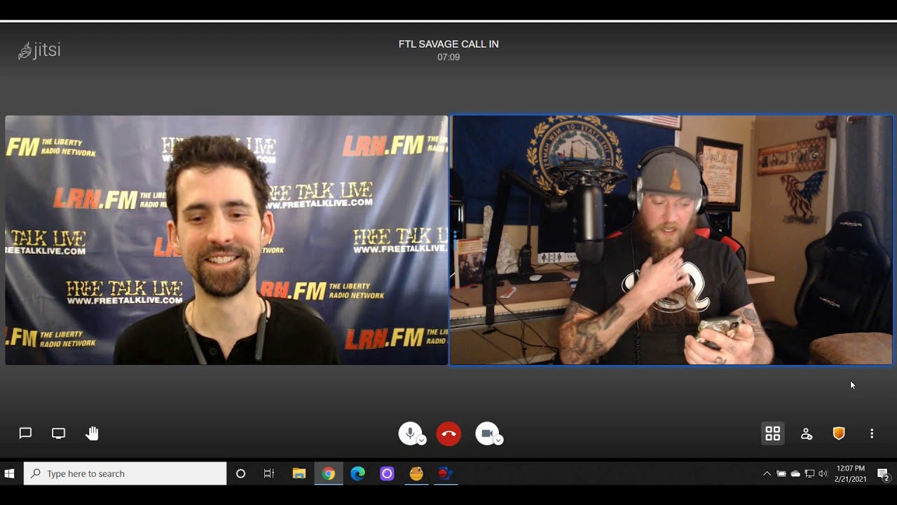 Savage and Ian Freeman of Free Talk Live talk crypto