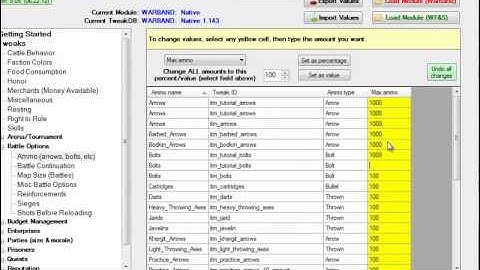 Mount & Blade Warband Tweak Mod Help Creation Kit