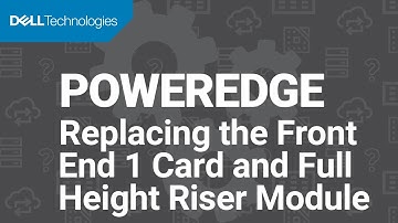 How to replace the FE1 card and FH riser module on the XE7440 sled on a Dell EMC PowerEdge XE7100